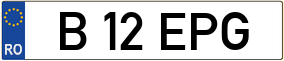 Truck License Plate